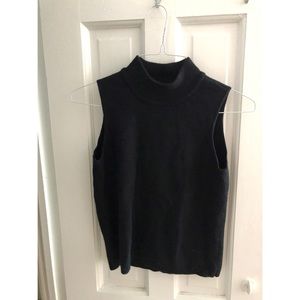 High-neck Wool and Acrylic Sweater